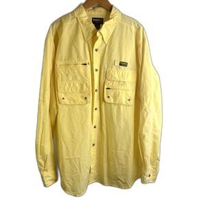 Guide Series Long Sleeve Cargo Pockets Button Front Shirt Size LT